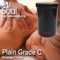 Massage Cream Plain Grade C - 1000g